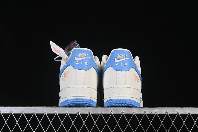 All categories Nk Air Force 1 Air Force series Nk Air Force 1 Low Air Force low-top Nike Air Force 1'07 Low Balenciaga co-branded white blue gold Air Force 1 low-top casual sneakers YF9511-803